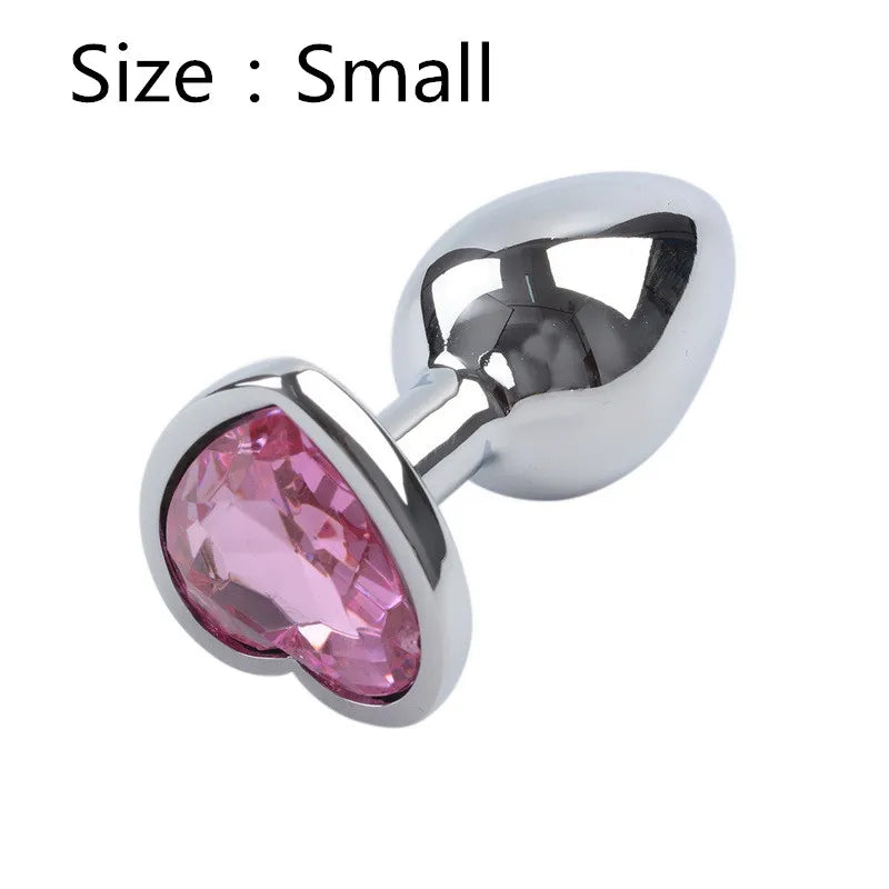 Beginner Stainless Steel Crystal Anal Plug