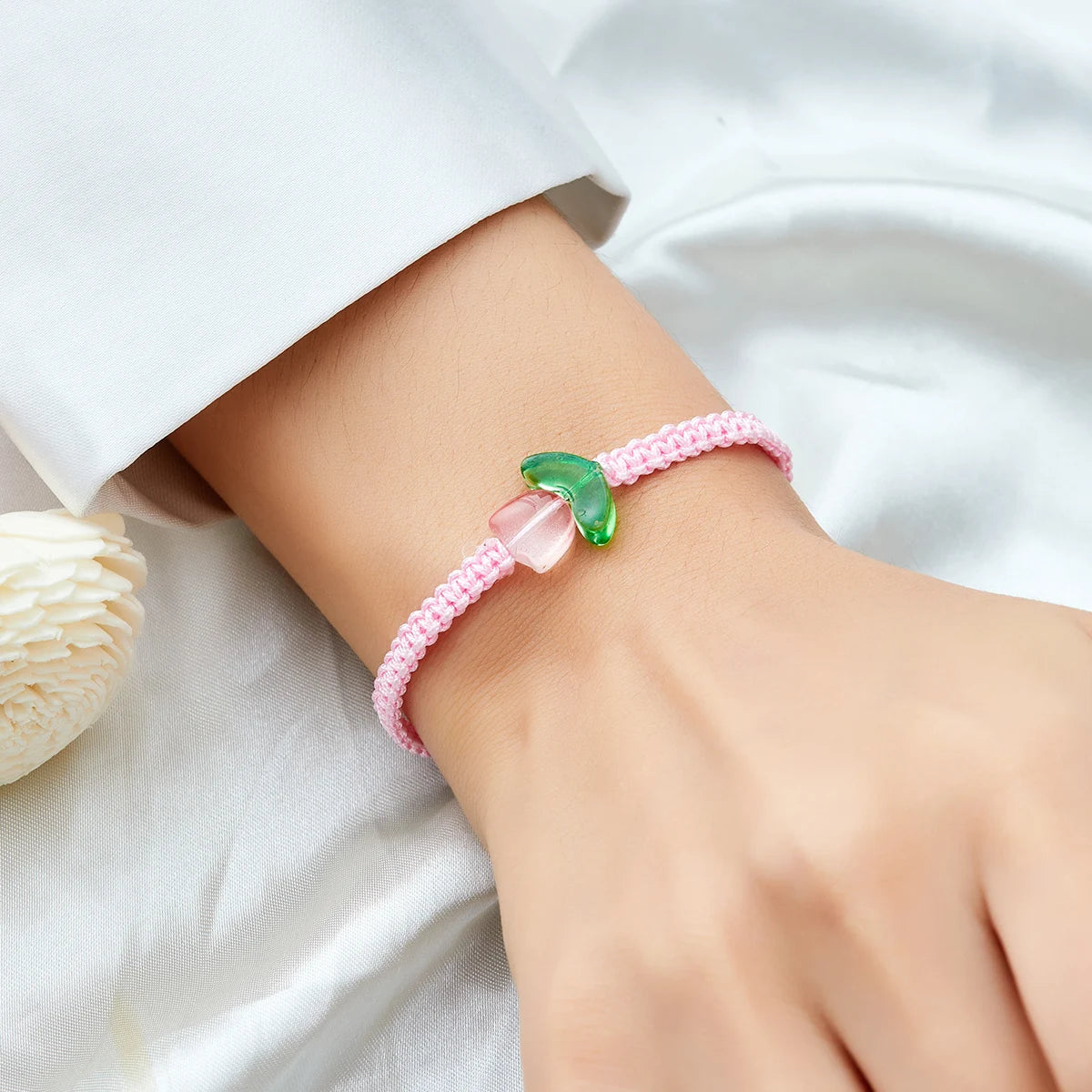 Colorful Flower Friendship Bracelet