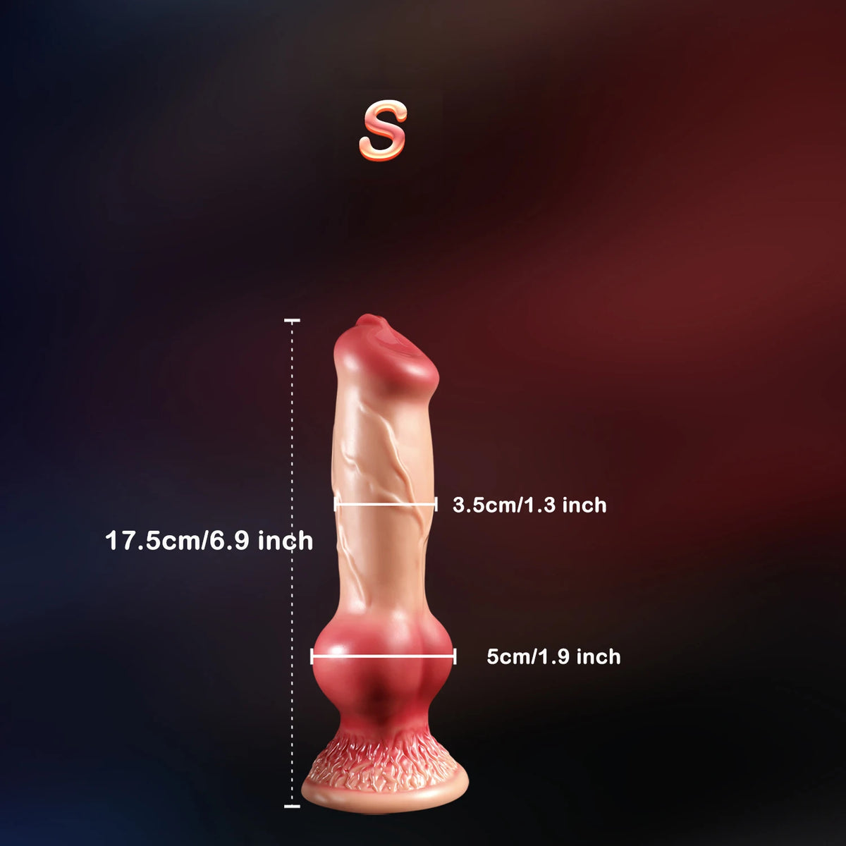 Animal-Style Dildo & Anal Plug with Suction Cup