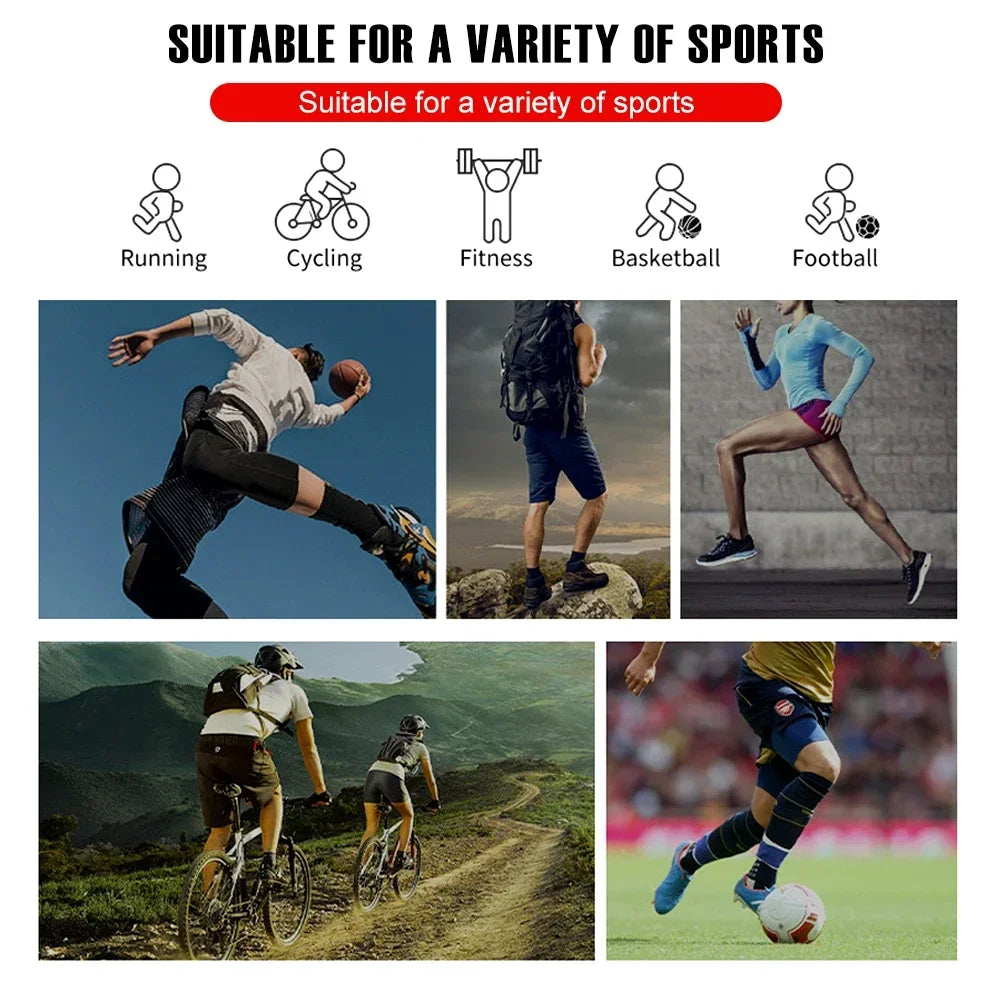 Thigh Compression Sleeve for Men Women, Hamstring Support Sports Compression Leg Sleeves for Improved Blood Circulation Recovery
