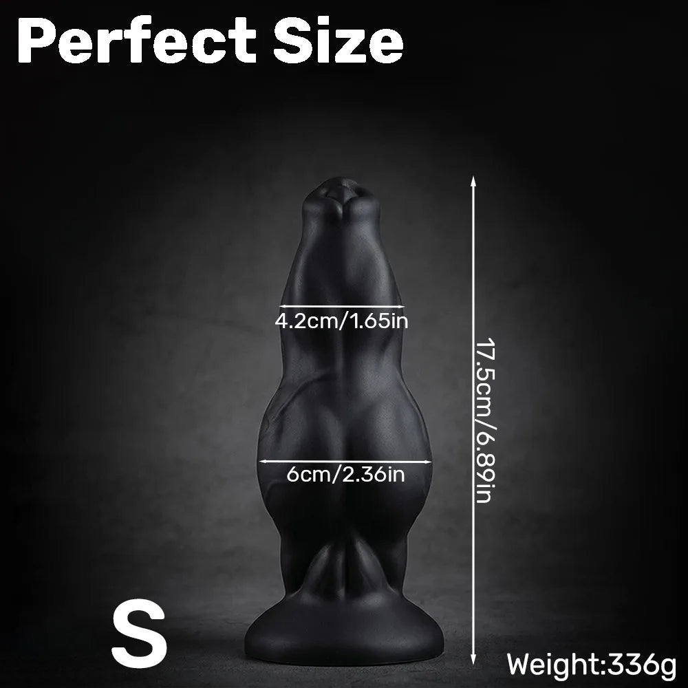Silicone Animal-Style Strap-On Dildo