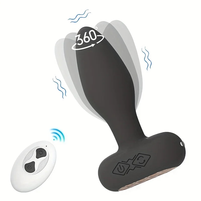 USB-Rechargeable Wireless Remote Vibrating Anal Plug