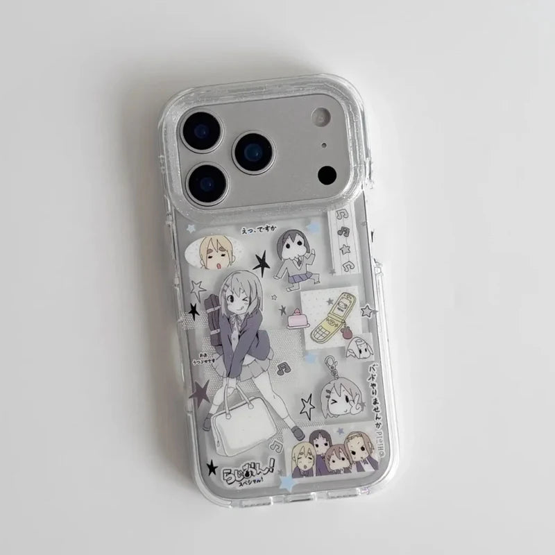 Anime Girl Soft Phone Case for iPhone