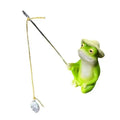 E8BD Funny Frogs Panda Fishing Figurine Resins Garden Statue for Outdoor Decoration and Landscaping Collectible Sculpture