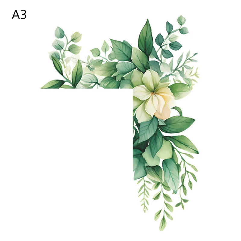 Romantic Flower Light Switch Wall Stickers
