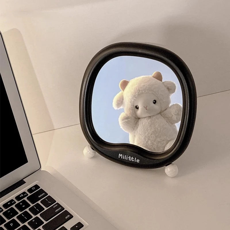 Pink Portable Mini Makeup Mirror