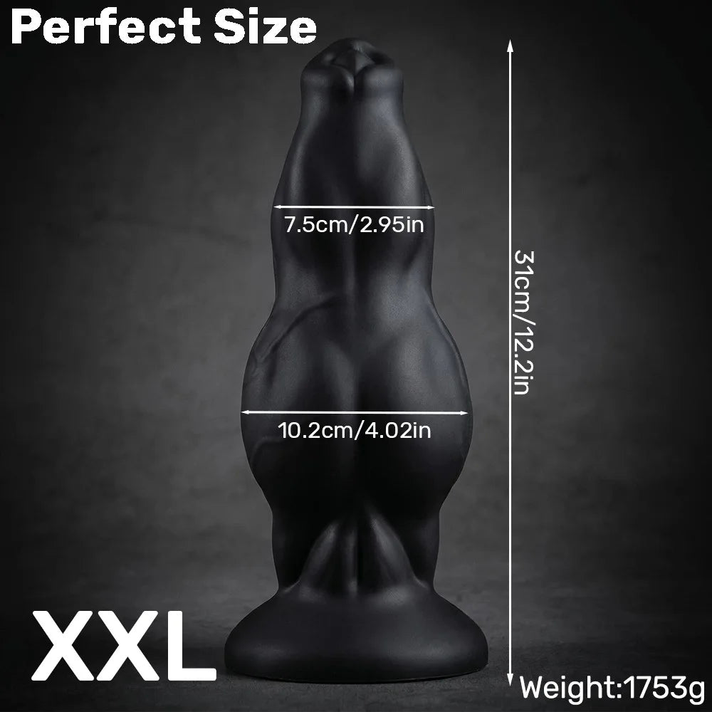 Dog Dildo Strap On Silicone Thick Penis Masturbator Adult Toys Anal Dildo Vaginal G-Spot Stimulator For Women Sex Toys Sex Shop