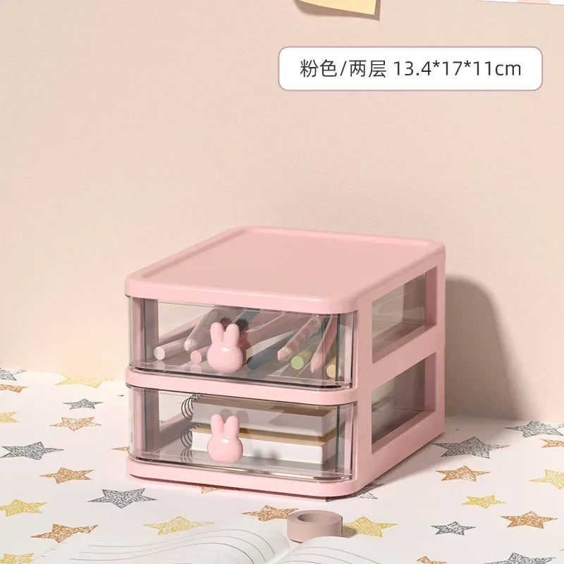 Clear 2–4 Tier Drawer Organizer