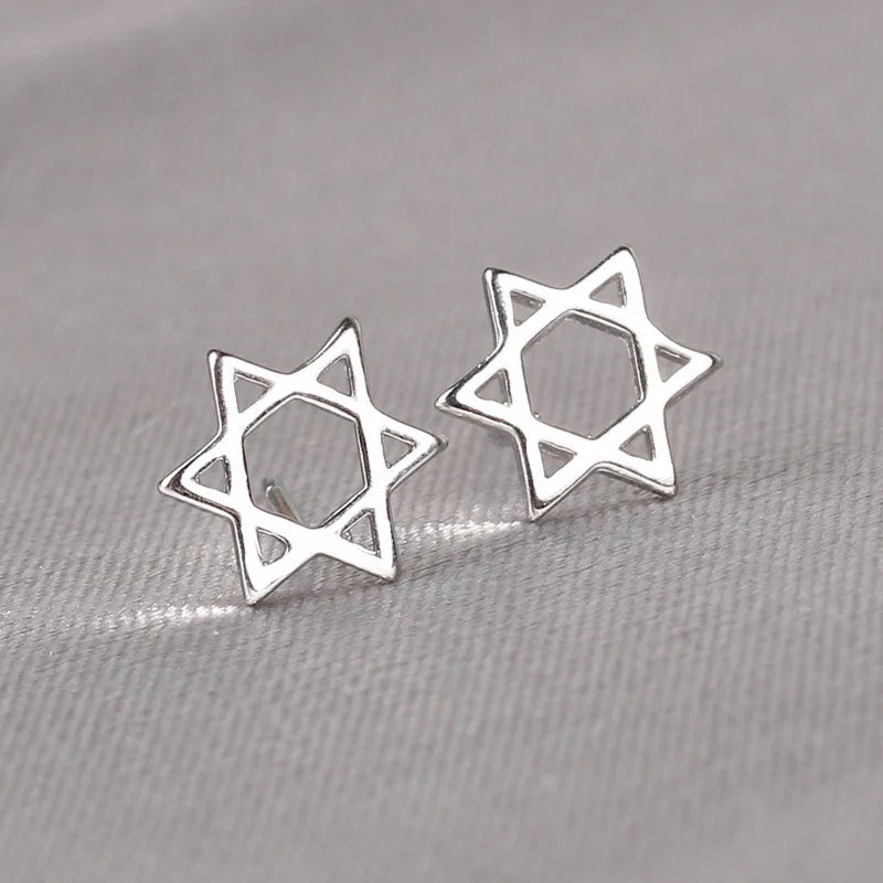 925 Silver-Needle Mini Stud Earring Set
