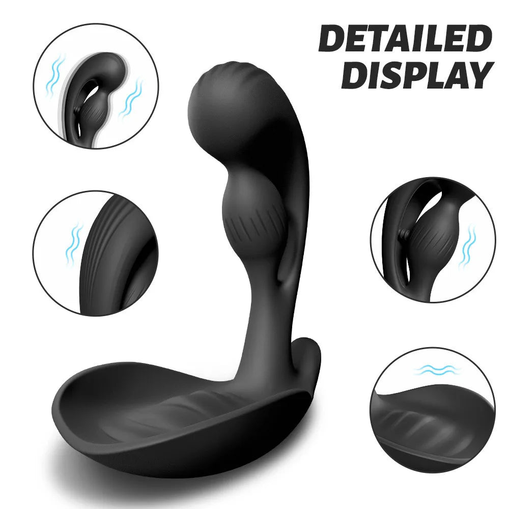 Vibrating Prostate Massager with Ball Stimulator
