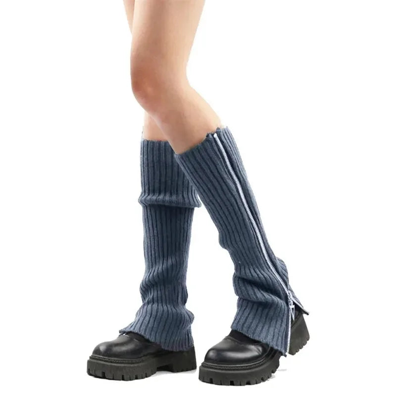 Striped Gothic Lolita Knit Leg Warmers