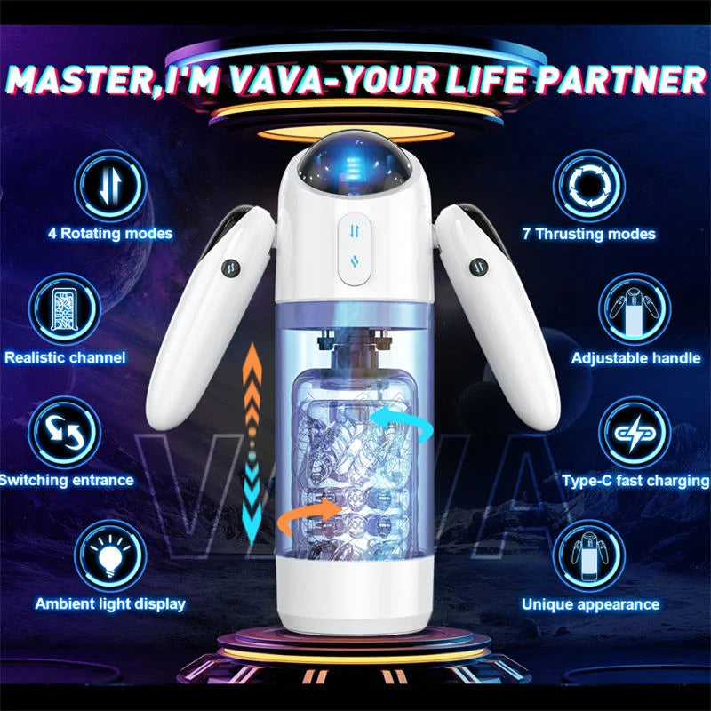 Automatic Male Stroker with Ambient Lighting