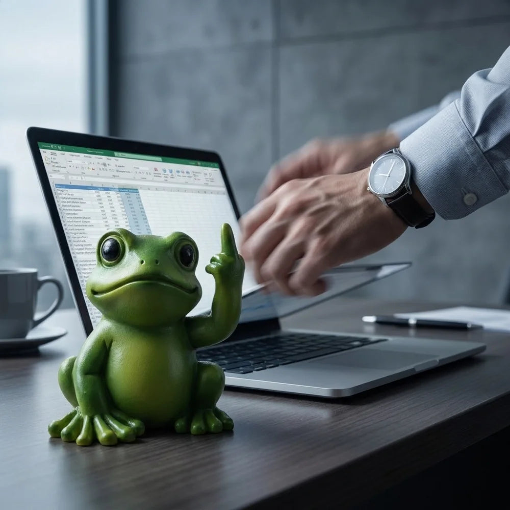 Creative Frog Mini Figurine Resin Animal Statue Ornament Desktop Entrance Home Office Decor Small Animal Ornament