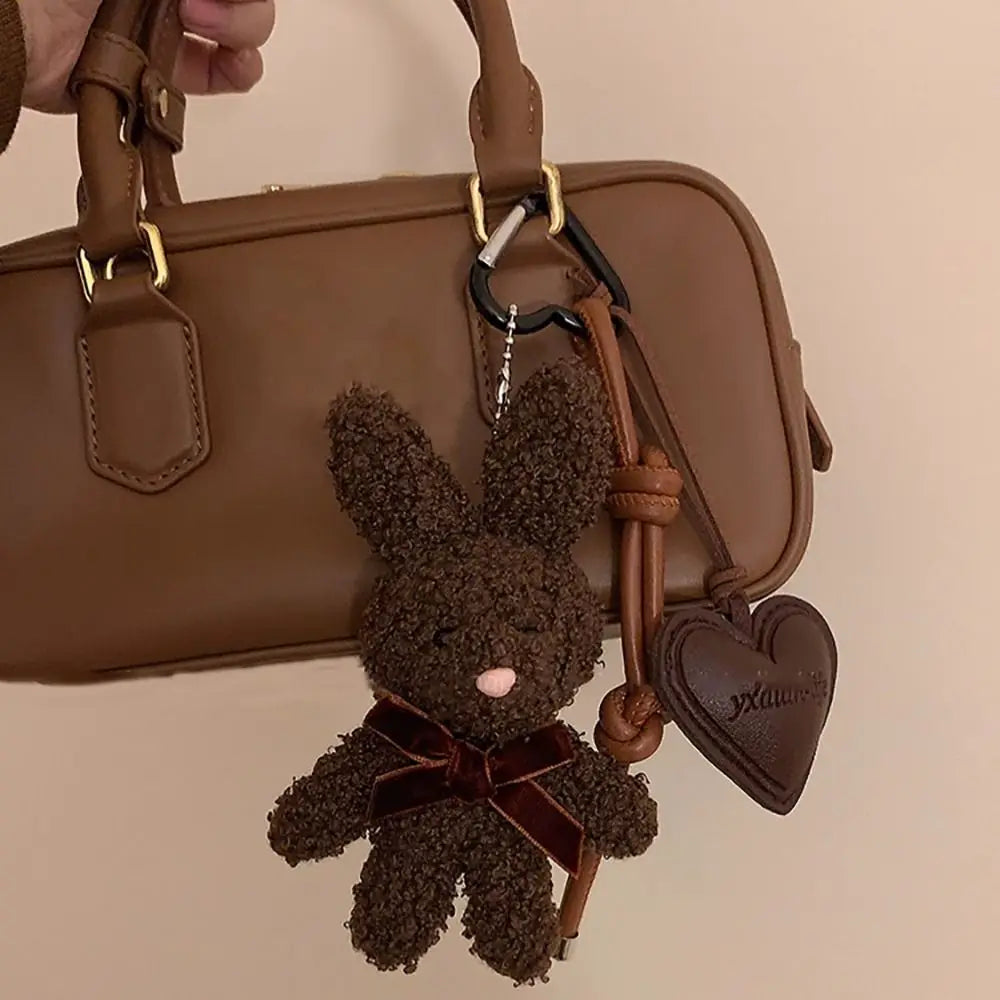 Plush Bunny Bag Charm Keychain