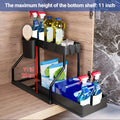 2-Tier Pull-Out Kitchen & Bathroom Organizer