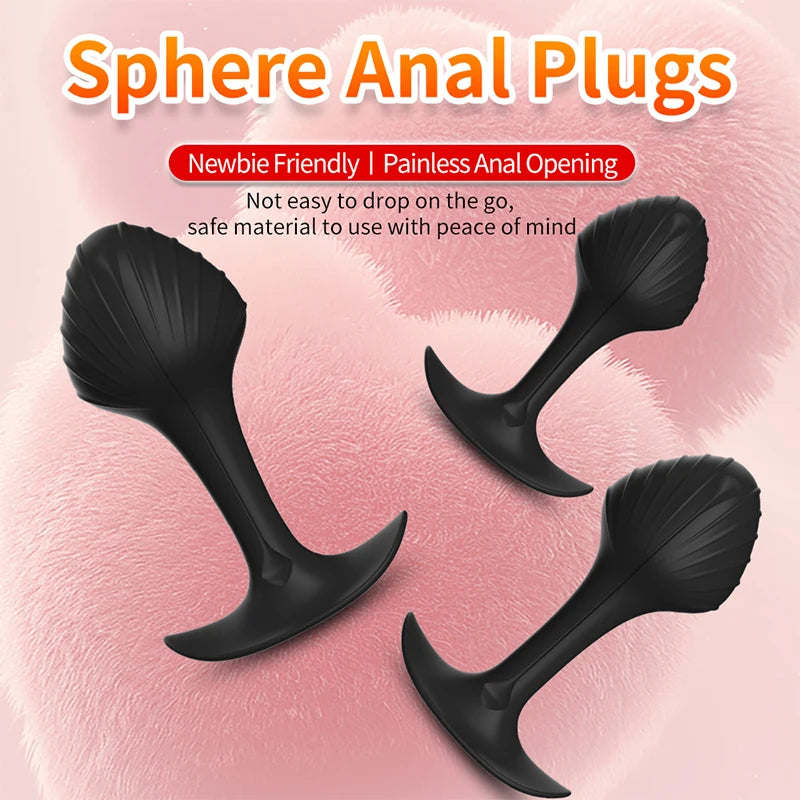 Wearable Silicone Anal Bead & Plug