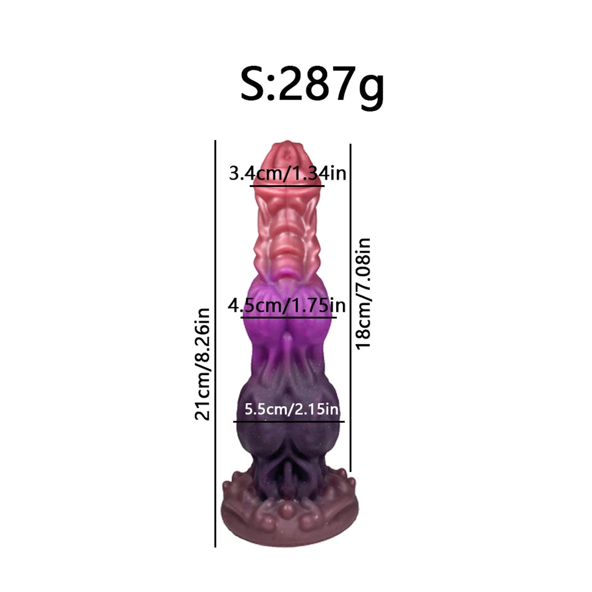 Huge Dog Dildo Luminous Penis Anal Plug Animal/Monster Dick Vagina Anus Stimulate Sex Toys Masturbation Butt Plug For Women Men