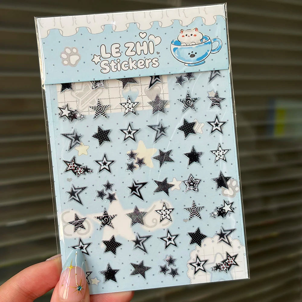 Tiny Strawberry & Floral Decorative Sticker Set