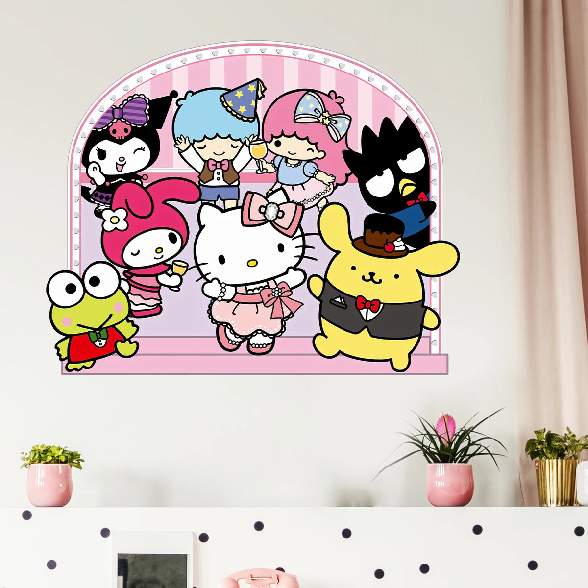 Sanrio Character Party Wall Decal