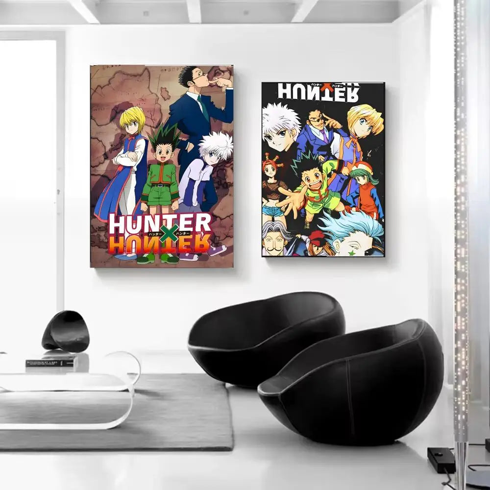 Anime H-Hunter x Hunter Poster Wall art print art suitable for living room bedroom bar parlor home decoration gift