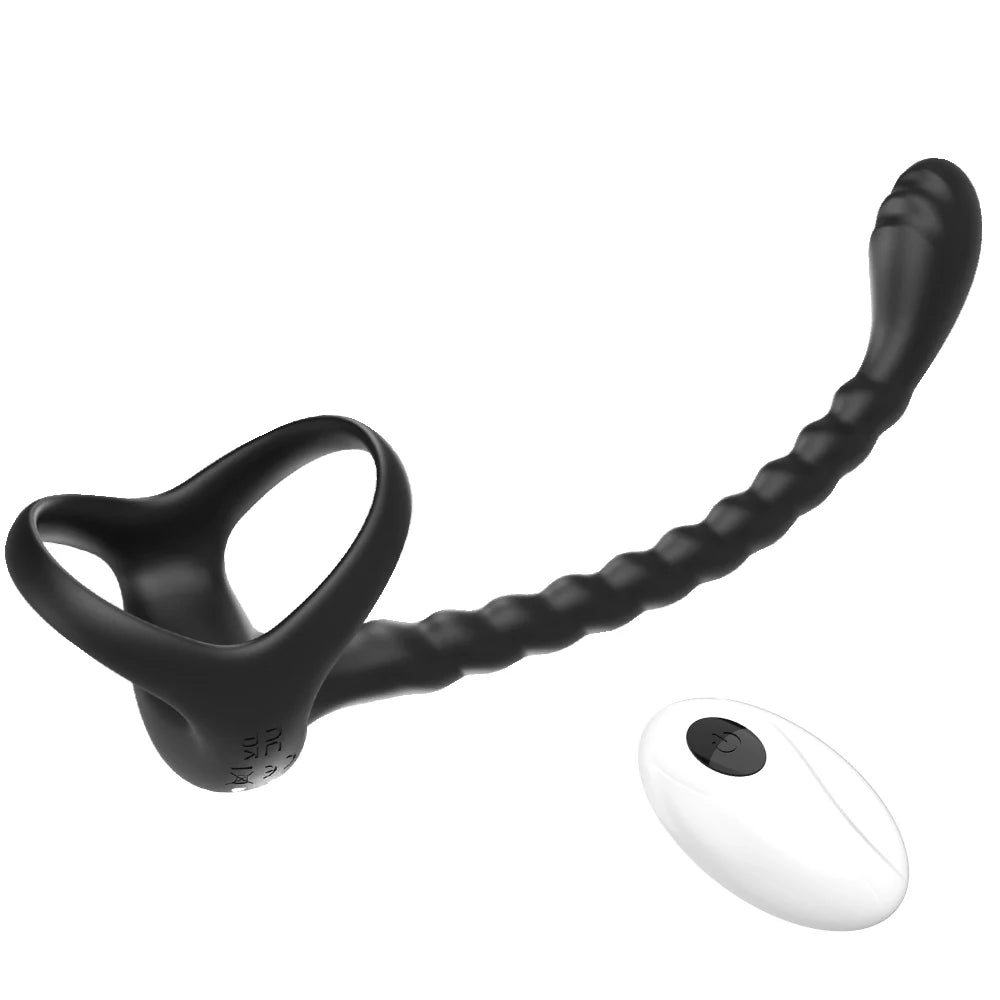 Remote-Control Prostate Massager with Ring