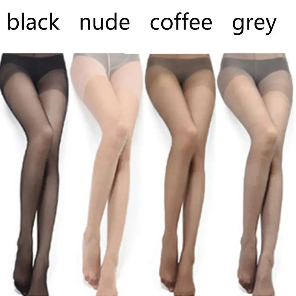 Sexy Full Foot Summer Thin Long Stockings Sheer Tights Stocking Panties Pantyhose 4 Colors Nylon Sheer Stockings Women