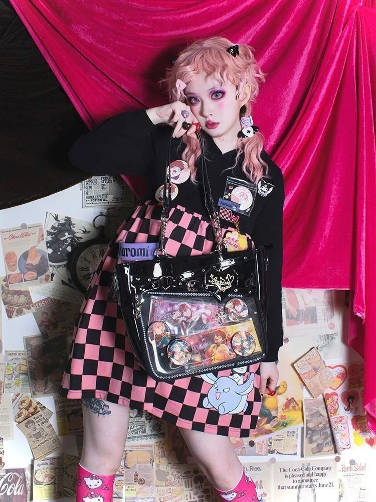 Y2K Anime Ita Display Shoulder Bag