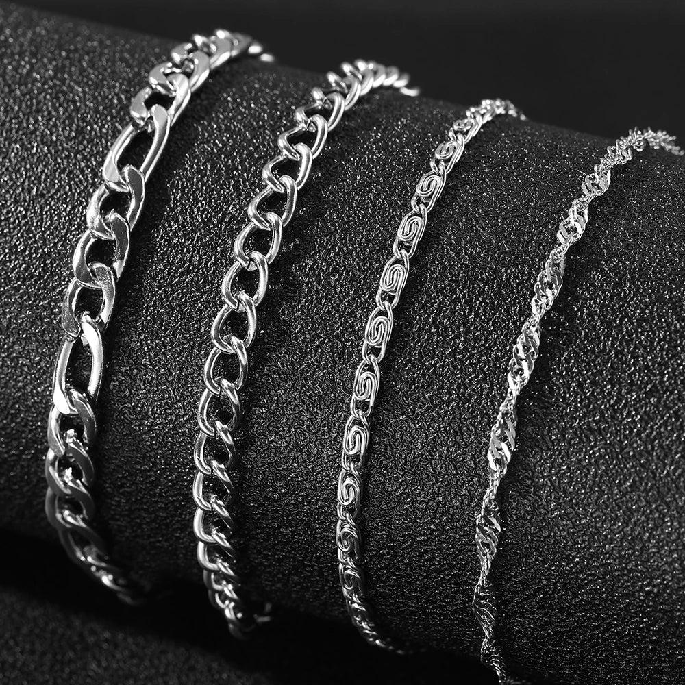 Stainless steel anklet Premium sense of simplicity small delicate anklet New popular light luxury chain anklet For Women Jewelry