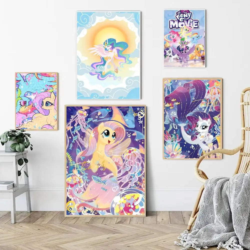 My Little Pony Anime-Style Wall Poster