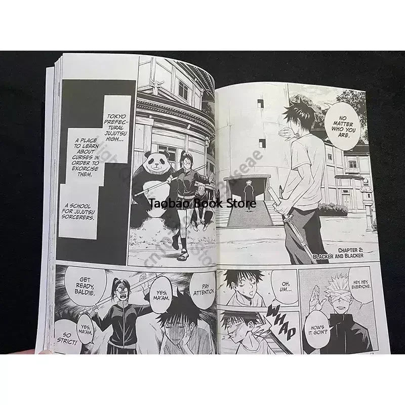 Manga Book 8 Volume Jujutsu Kaisen Japan Youth Teens Fantasy Science Mystery Suspense Manga Comic Book English