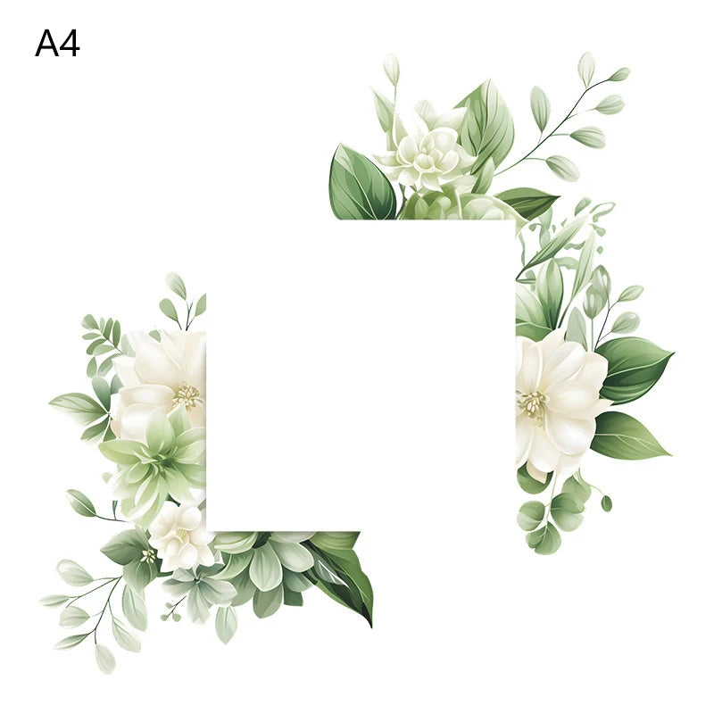 Romantic Flower Light Switch Wall Stickers