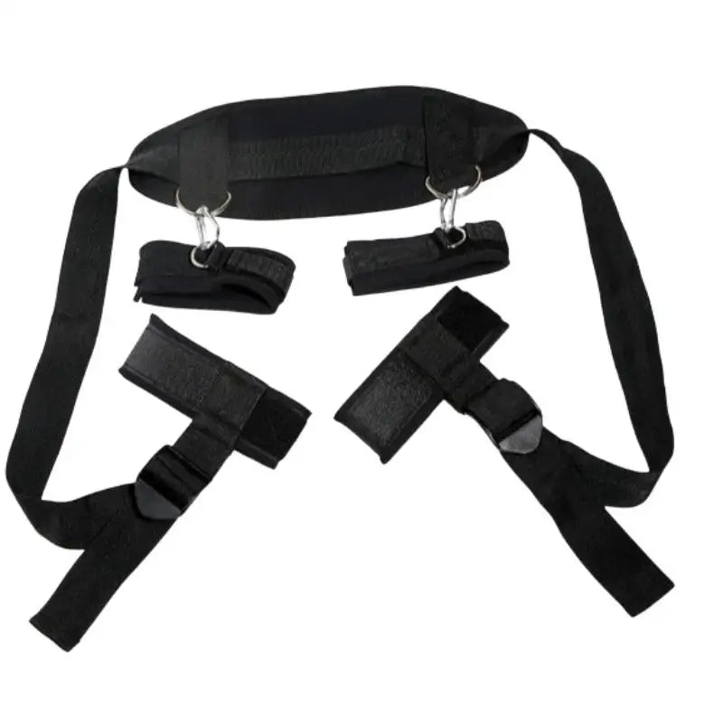 BDSM Bed Restraint Set with Hand & Leg Cuffs