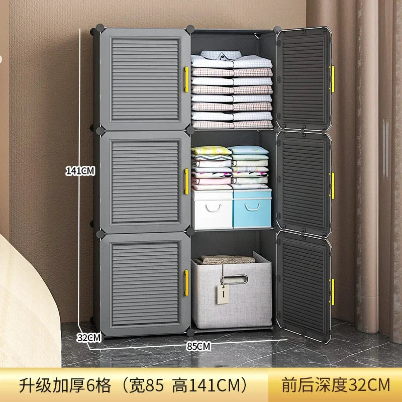 Plastic Wardrobe & Closet Storage Organizer