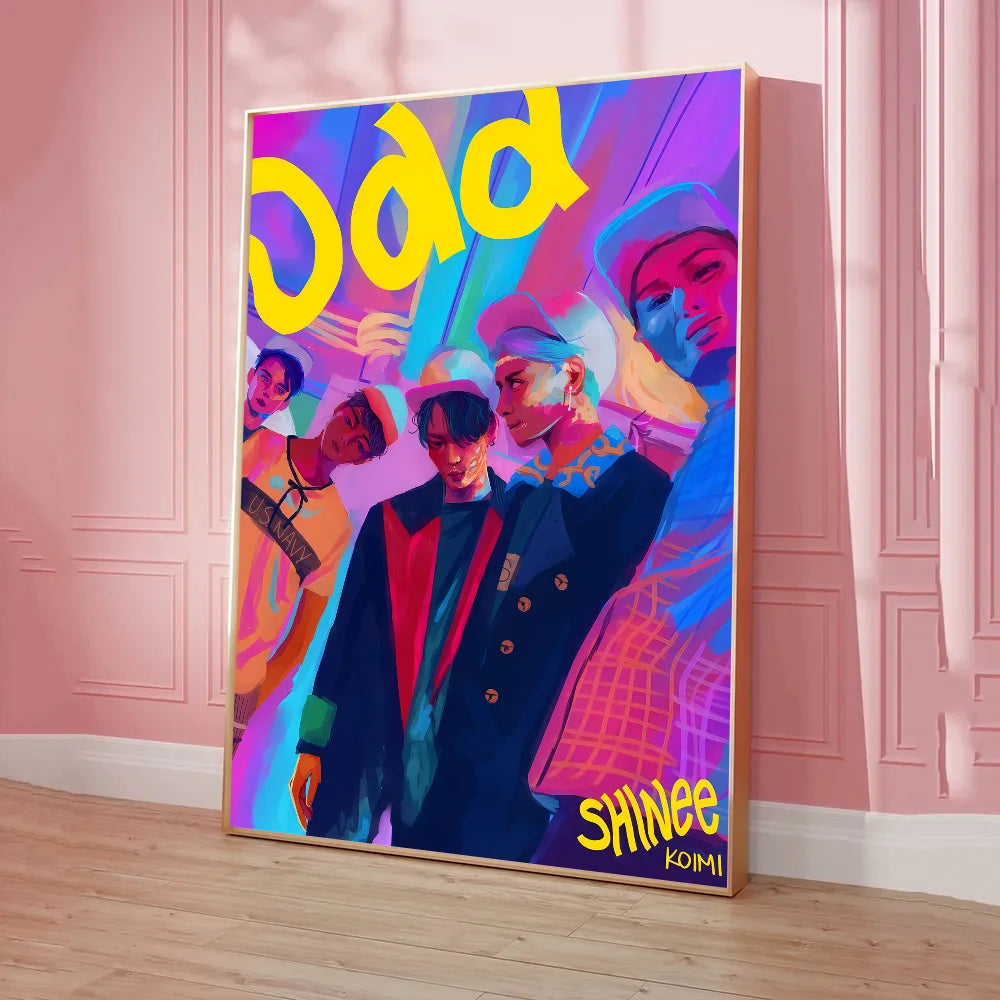 SHINee Waterproof K-Pop Wall Poster
