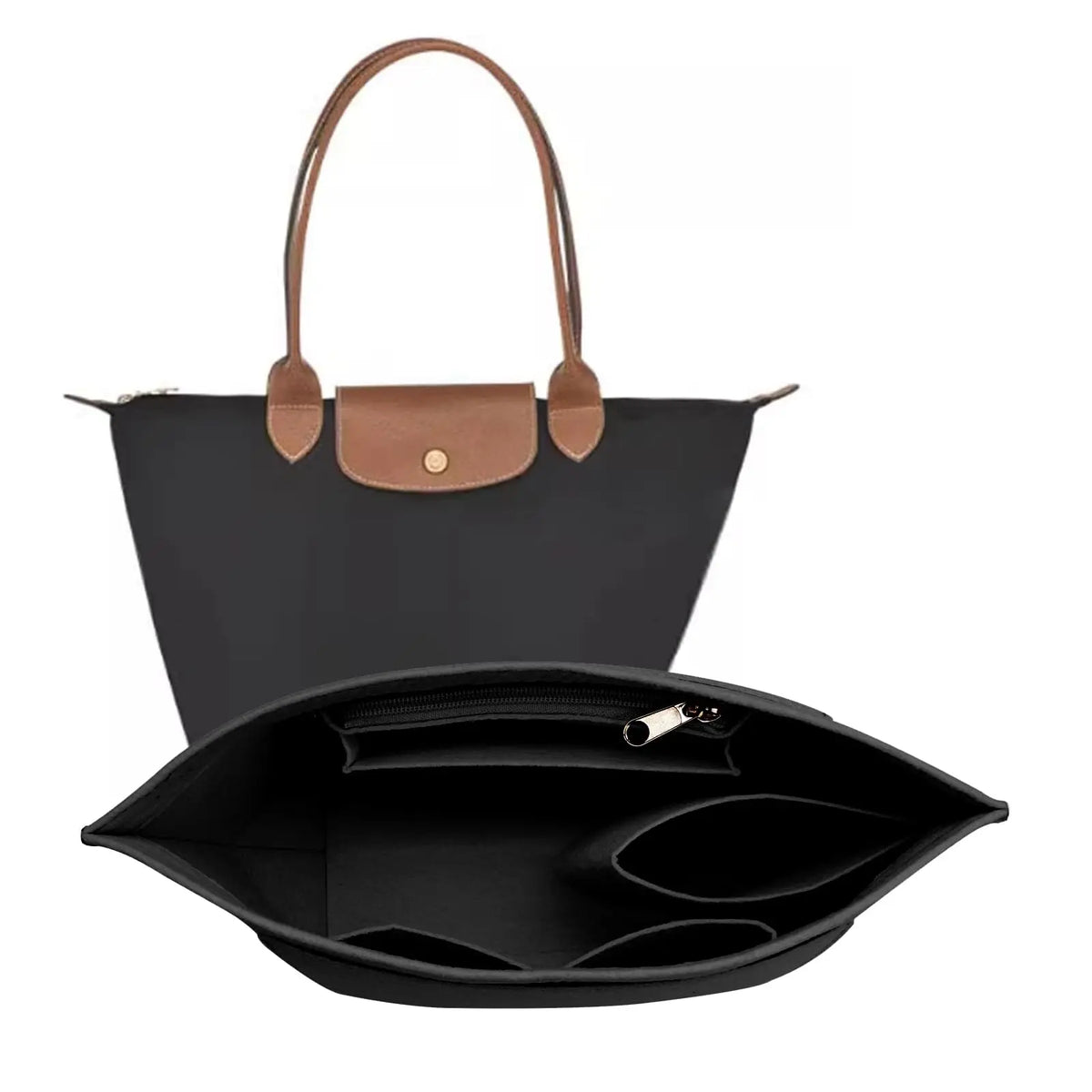 Felt Handbag Organizer Insert – 3 Sizes, 5 Colors