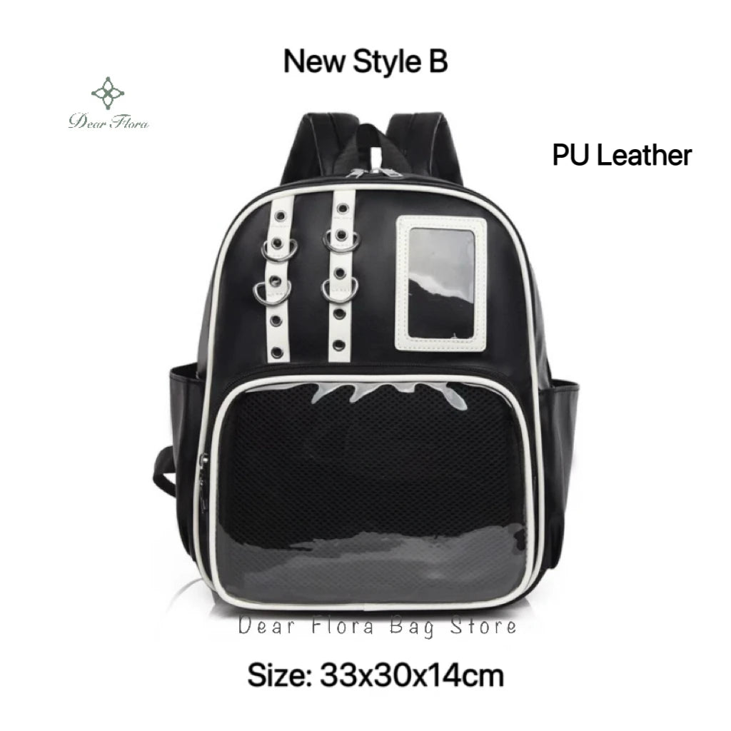 Kawaii Mini Transparent Ita Backpack