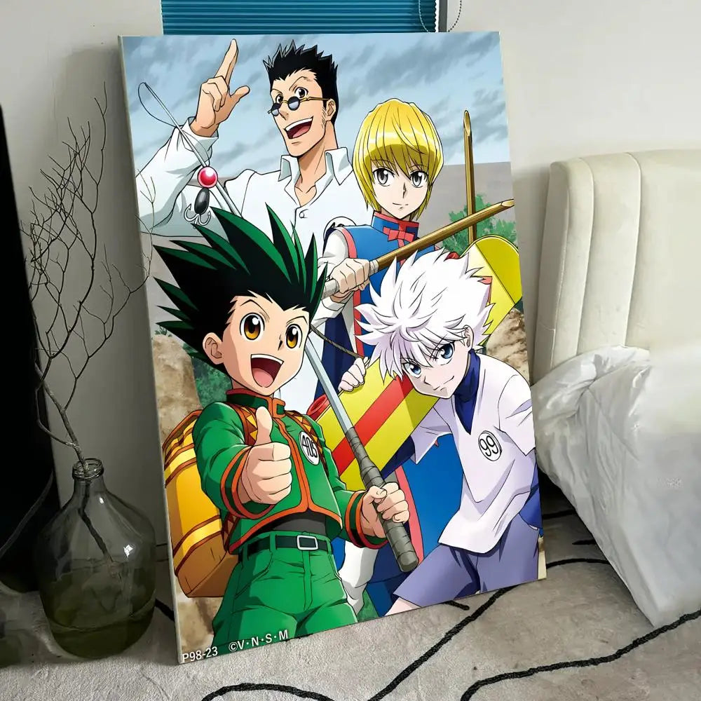 Anime H-HUNTERXHUNTER Poster Wall art print art suitable for living room bedroom bar parlor home decor gift