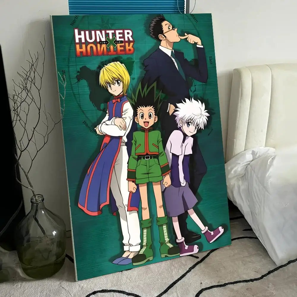 Anime H-HUNTERXHUNTER Poster Wall art print art suitable for living room bedroom bar parlor home decor gift