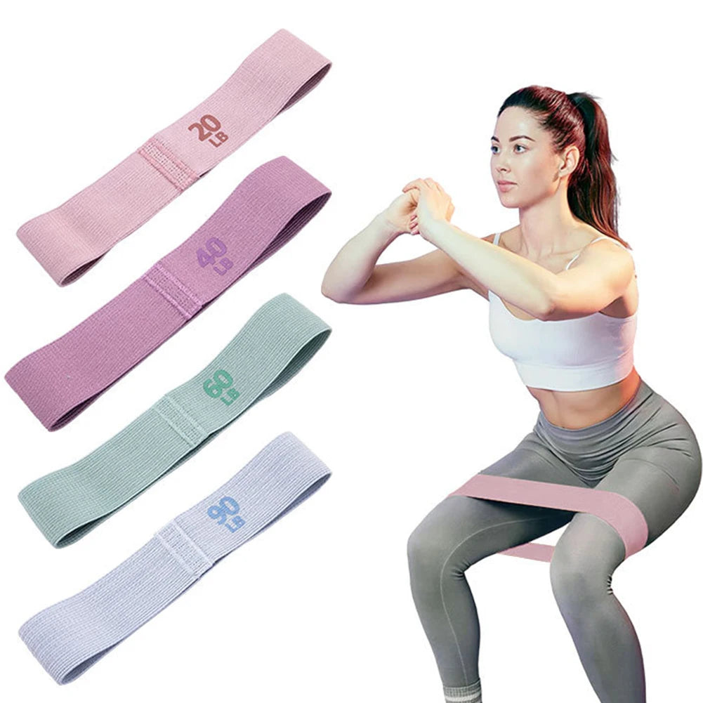 15–90 lb Fabric Hip Resistance Bands