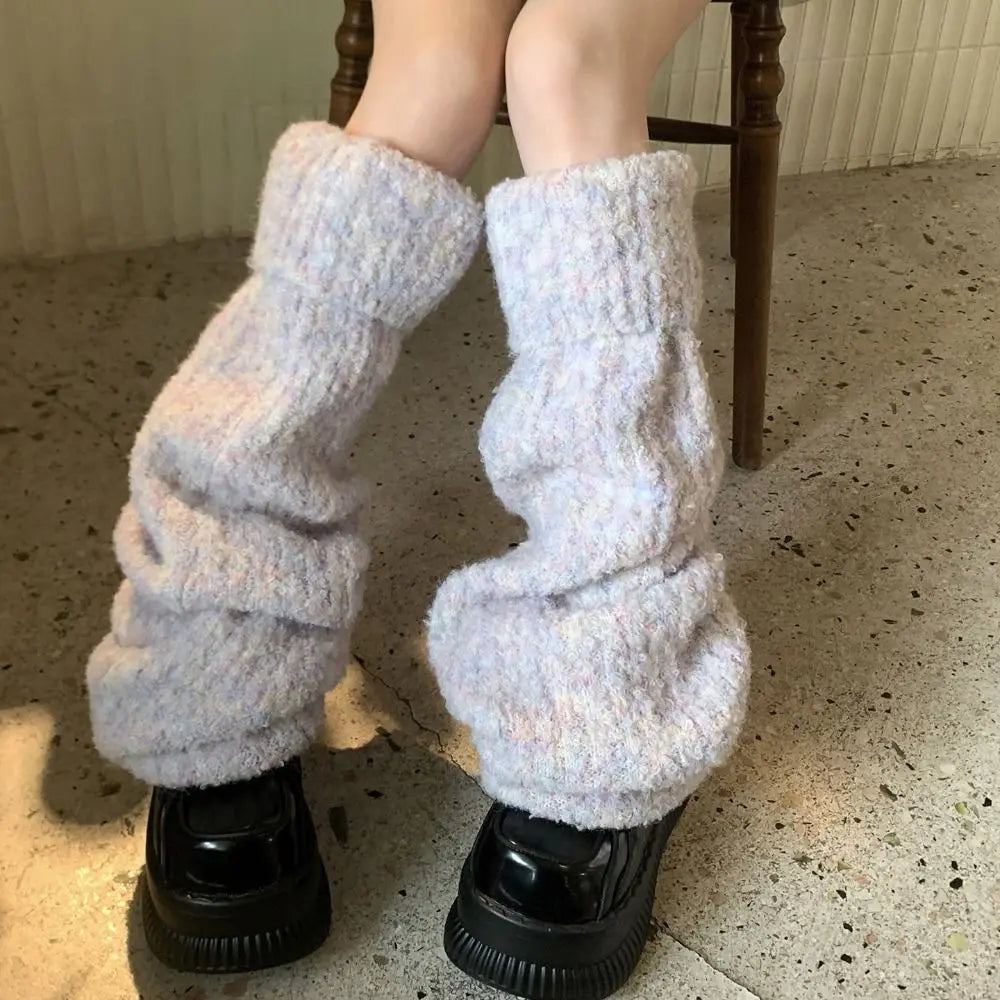 Plush Thick Winter Harajuku Leg Warmers
