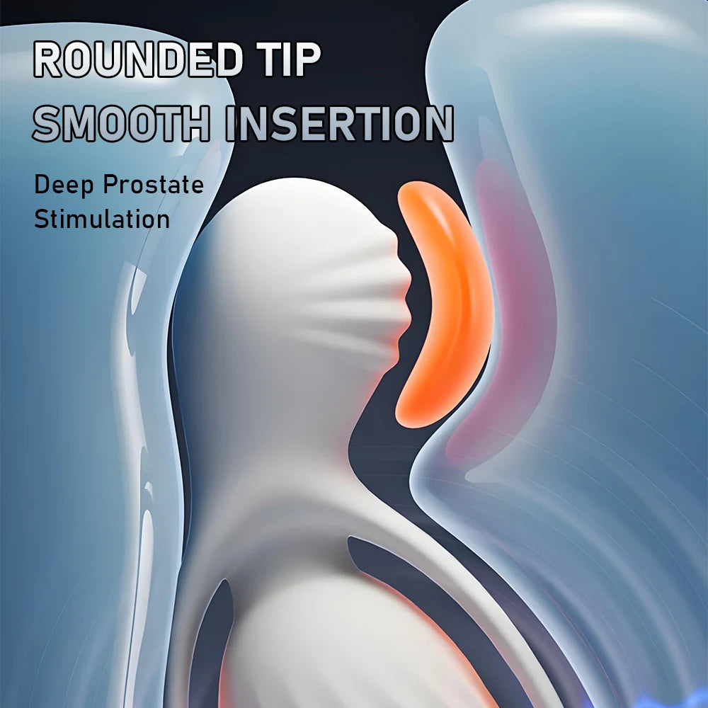 App-Control Rotating Prostate Massager with Ring