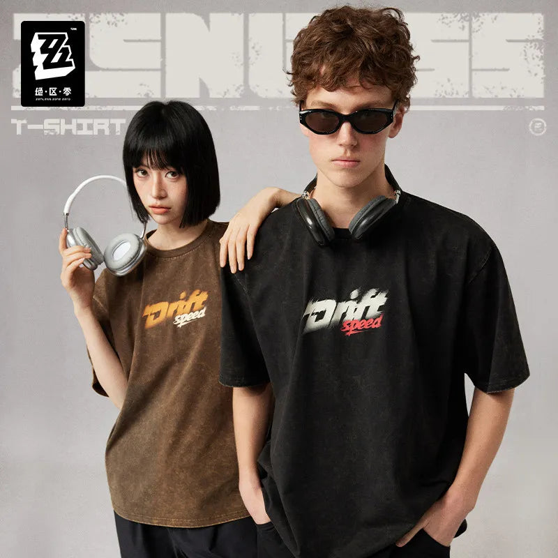 Official MiHoYo ZZZ Studio 2026SS Bangboo Racing Short Sleeve T-Shirt Zenless Zone Zero Game Cosplay Costume Birthday Gift