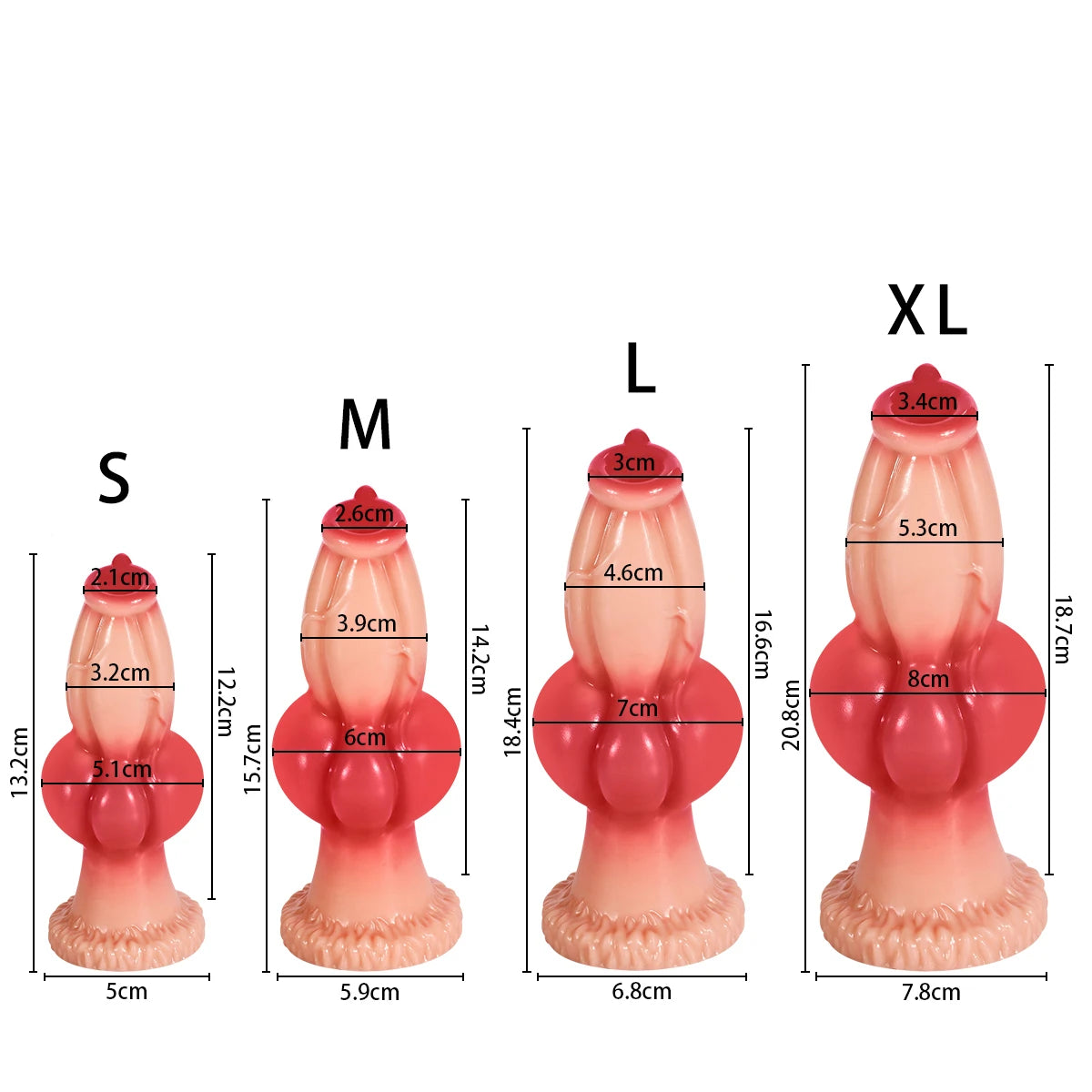 New Huge Animal Realistic Big Dog Dildo Anal Plug G-spot Masturbation Prostate Massager Adult Sex Toys for Couple Women Men