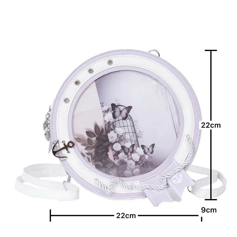 Y2K Transparent Ita Crossbody Bag