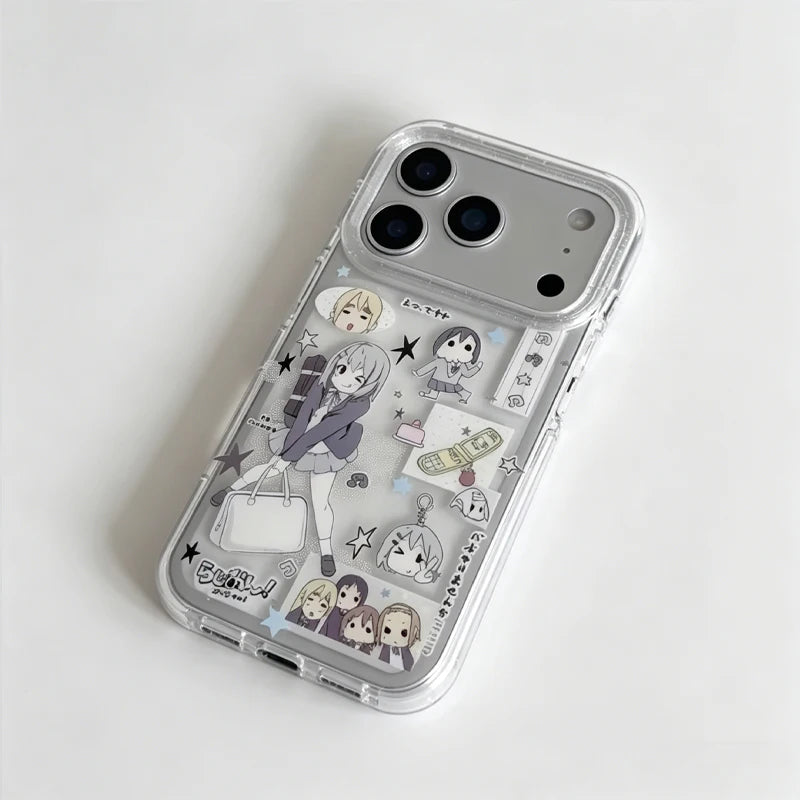 Anime Girl Soft Phone Case for iPhone