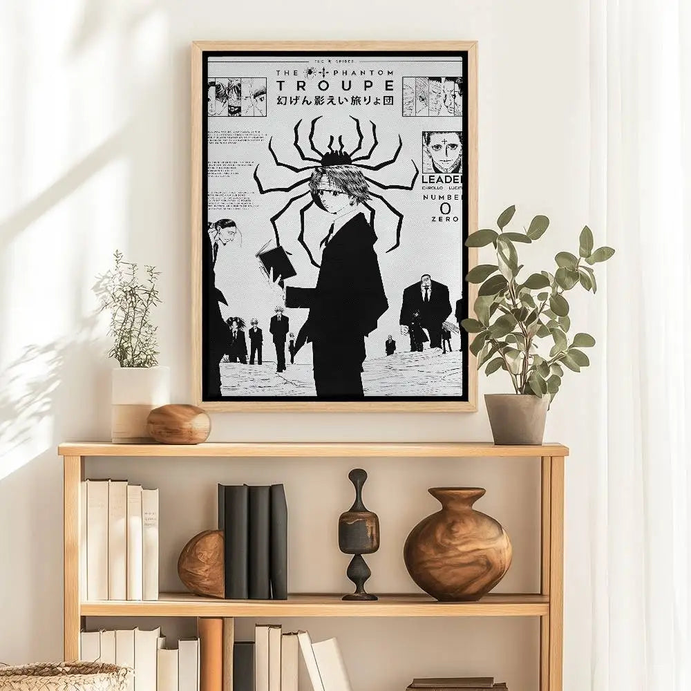 1pcs H-Hunter x hunter Paper Print Home Living Room Bedroom Entrance Bar Cafe Art Painting Decoration