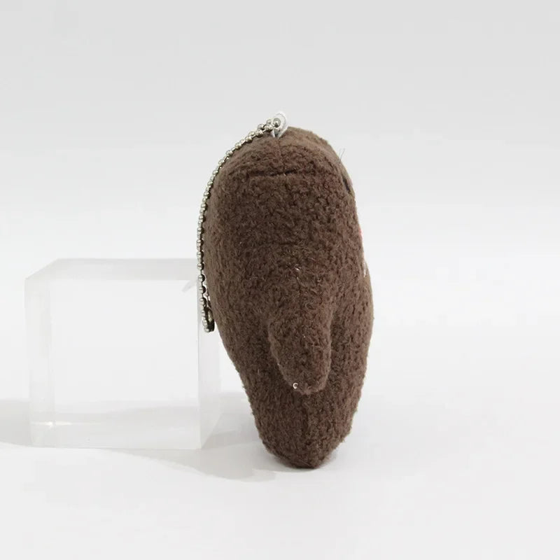 Cute Brown Plush Keychain & Bag Charm