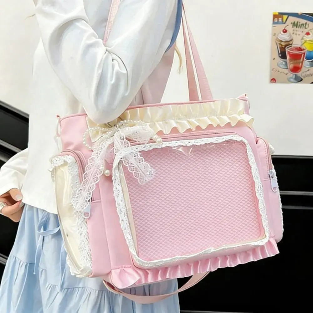 Japanese Transparent Ita Crossbody Bag