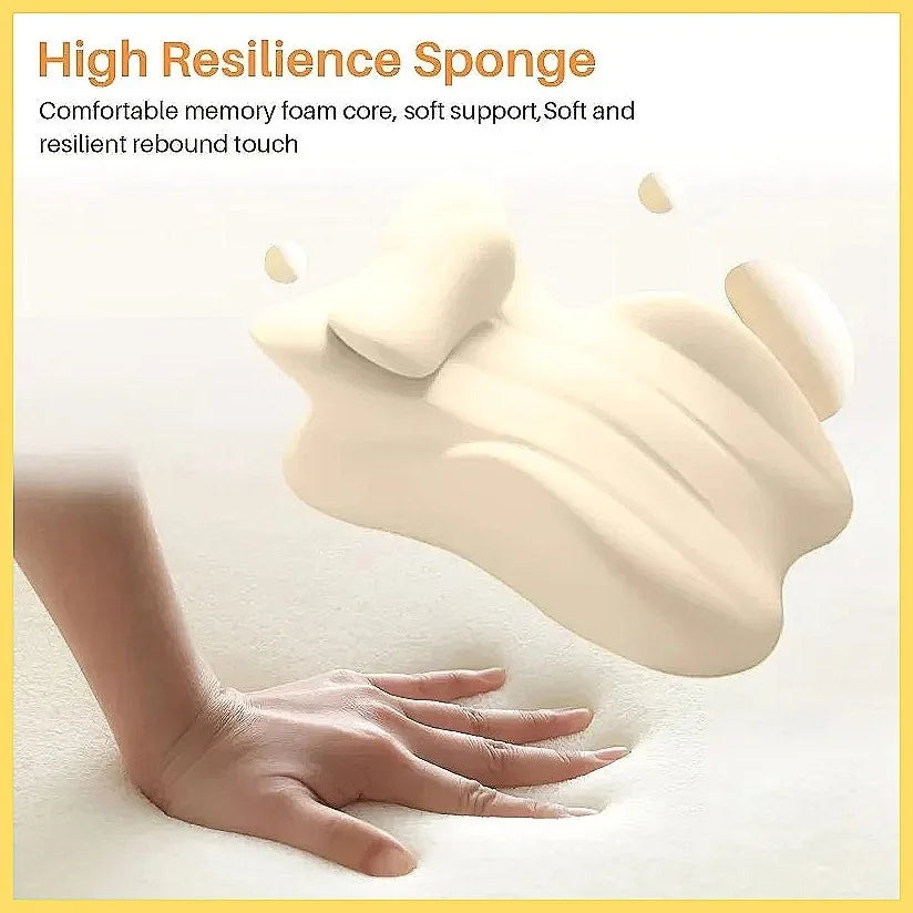 Multi-Position Memory Foam Wedge Pillow with Removable Cover