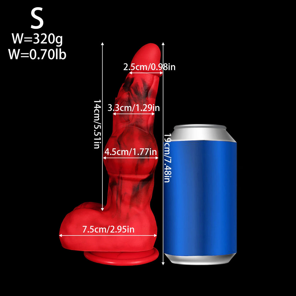 Realistic Huge Dog Dildo New Animal Dildo Penis With Suction Cup Silicone Long knot Big Dildos Sex toy for Adult Women Men Gay